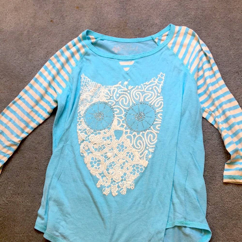 Owl blue top foreverohchid